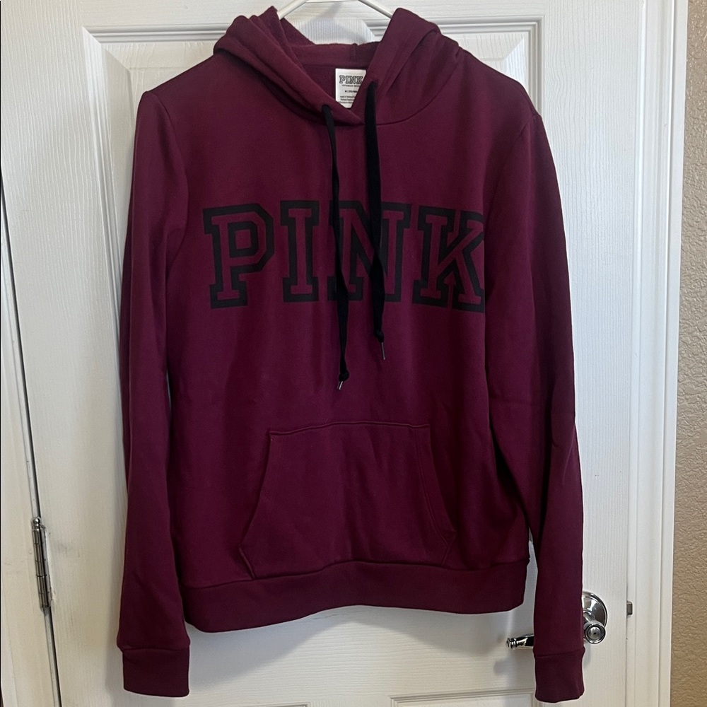 PINK Victoria's Secret Maroon Hoodie